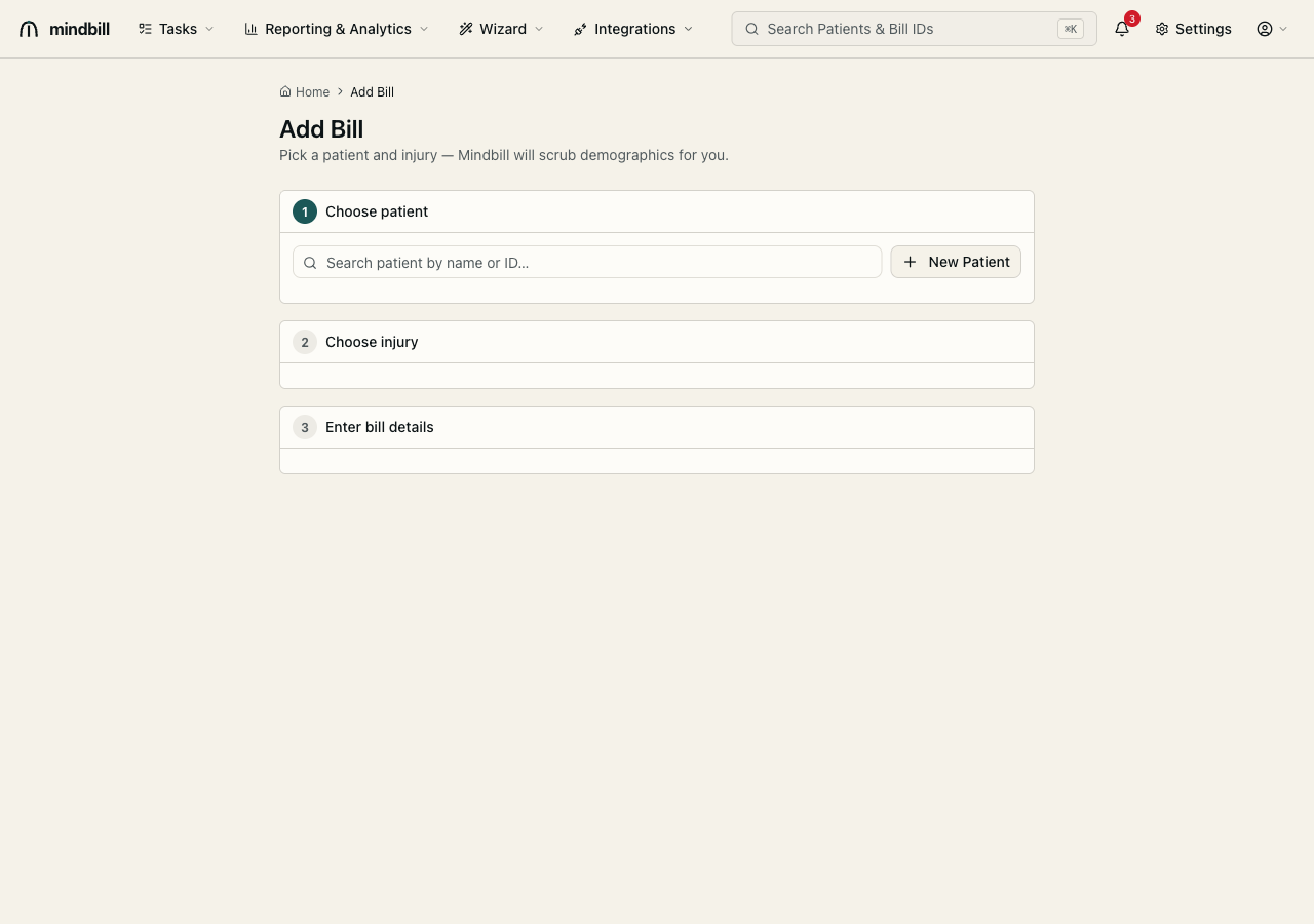Step 4 — Corrections propagate; sent bills stay frozen