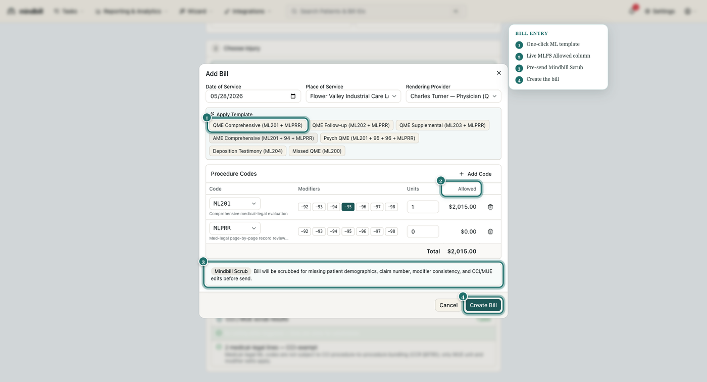 Step 3 — Enter bill details