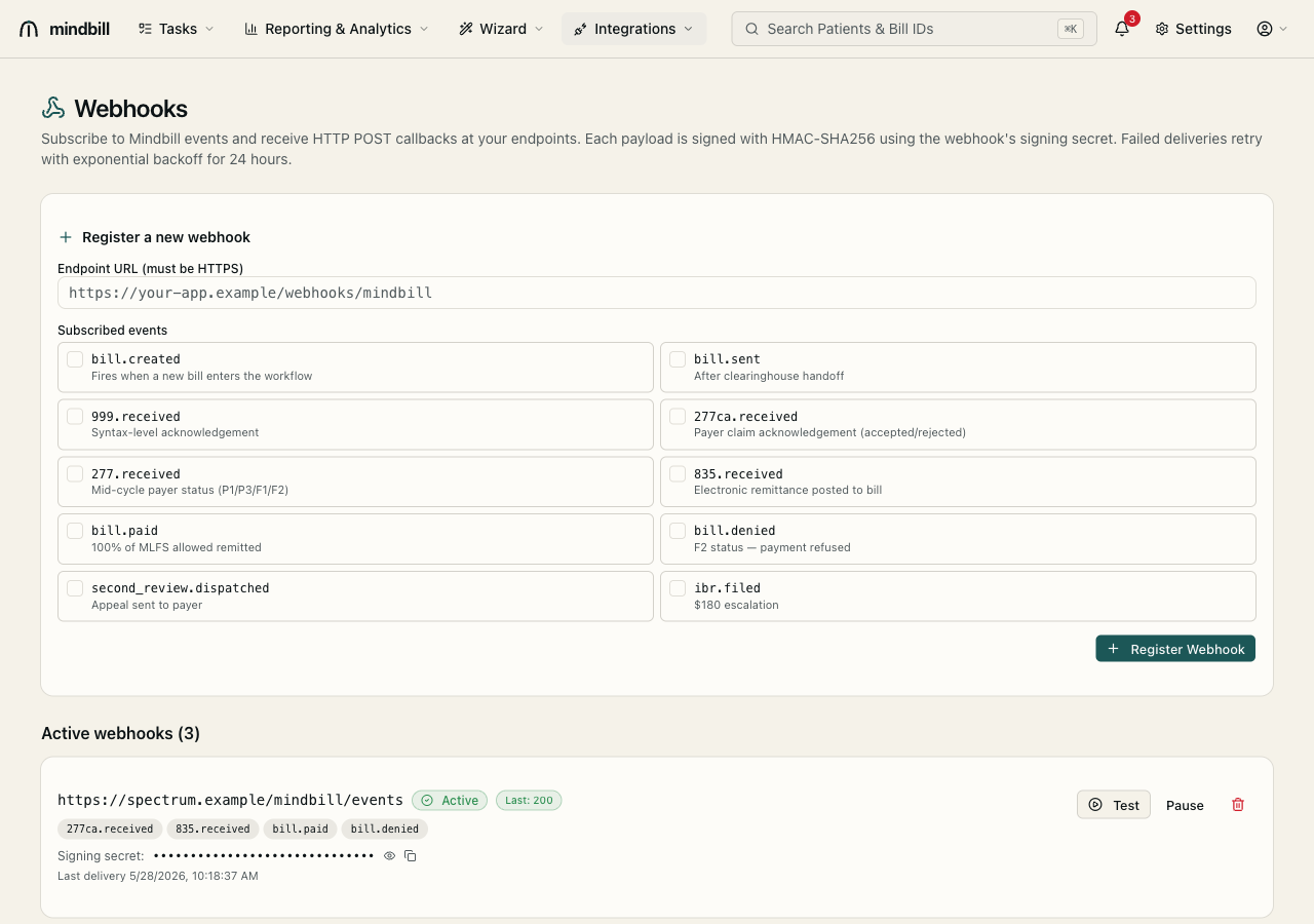 Step 1 — Register a webhook endpoint
